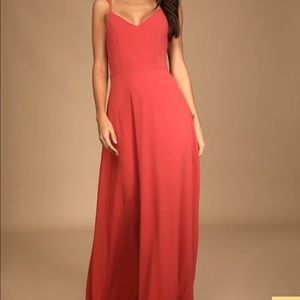 Lulu Rusty Rose Maxi Dress